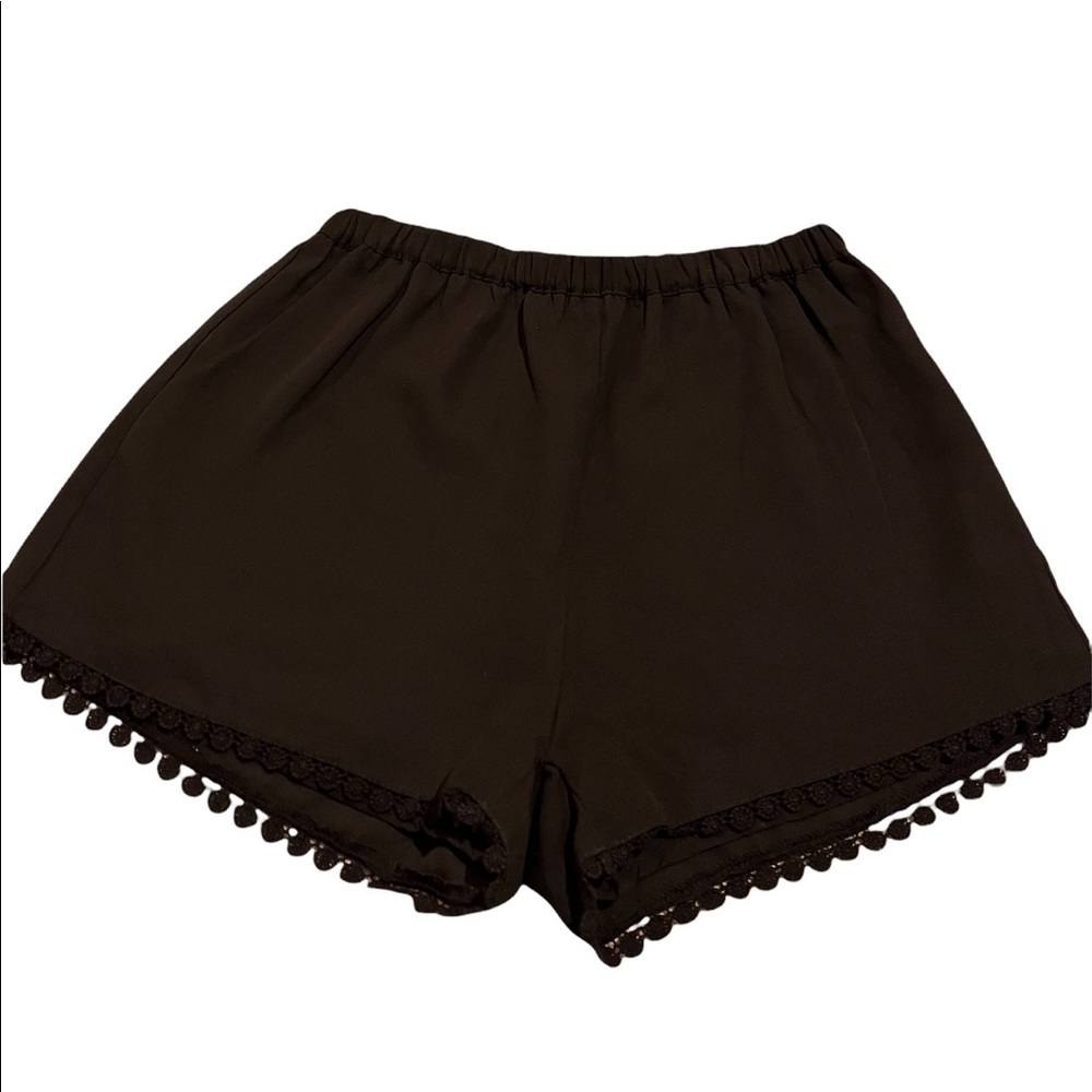 Brandy Melville Black Pull On Elastic Waist Women's Shorts